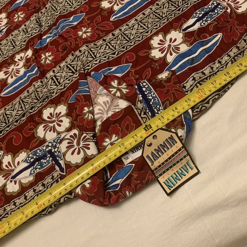 XL Vtg Jammin Shirts Brand Mens Button Up Hawaiian - Picture 7 of 12